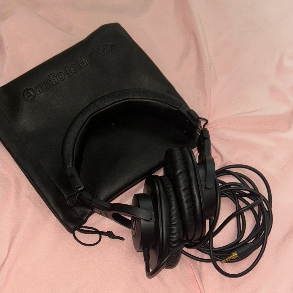 Audio Technica Professional Over-Ear Headphones with Case